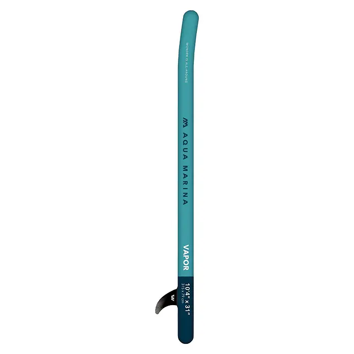 Aqua Marina SUP-Board Vapor - L x B x H: 315 x 79 x 15 cm, Nutzlast: 140 kg, Aufblasbar - Produktansicht des Aqua Marina Vapor SUP-Boards, ein aufblasbares Board mit den Maßen 10'4" x 31" für Wassersportler.