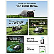 Eufy Mähroboter E18 (1.200 m², Schnittbreite: 20,3 cm, Kamera-gestützte Navigation, GPS) | BAUHAUS