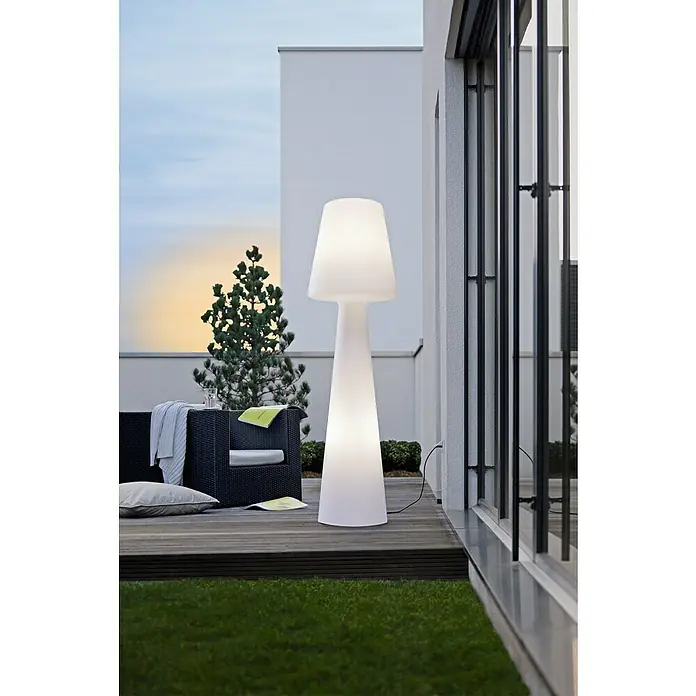 New Garden Design-Außenleuchte Lola 165 - Höhe: 165 cm, Leistung: 22 W, Warmweiß - Die moderne Stehlampe sorgt mit ihrem eleganten Design für stimmungsvolle Beleuchtung im Außenbereich und erhellt Terrassen stilvoll.