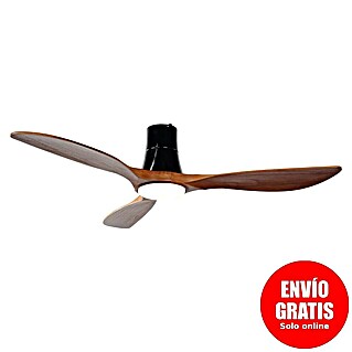 HJM Ventilador de techo VT531 (Madera, 137 cm, 55 W, Blanco frío)