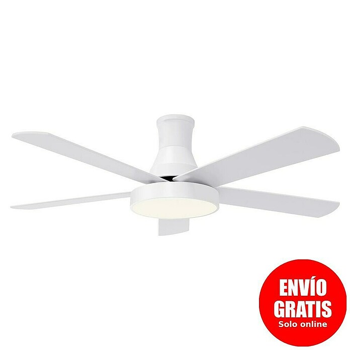 HJM Ventilador de techo VT562 (Blanco, 132 cm, 65 W, Blanco neutro) | BAUHAUS