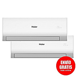 Haier Aire acondicionado Inverter Tide-R 2 x 1 (Potencia frigorífica: 3.400 W, Rendimiento calorífico: 3.400 W, Tamaño de la estancia: 20 m² - 30 m²)