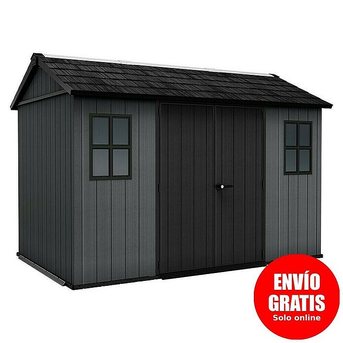 Keter Caseta para jardín Newton Plus 7511 (Medidas ext. (An x Pr): 230 x 350 cm, Plástico, Gris) | BAUHAUS
