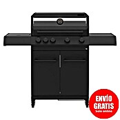 Kingstone KMS Barbacoa de gas Cliff 4500 Beast Black (Superficie de la parrilla (An x Pr): 72 x 45 cm, 17 kW, Número de quemadores: 4) | BAUHAUS