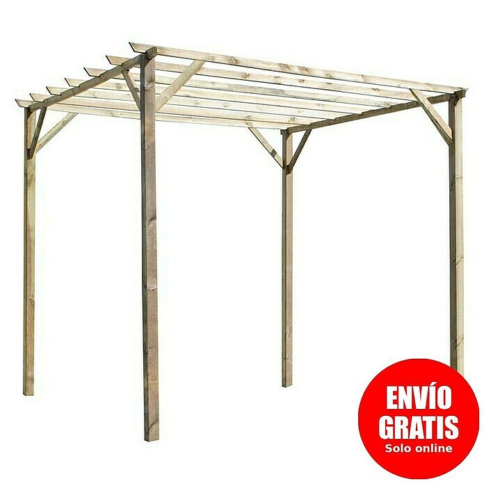 Cerland Pérgola Ancolie (L x An: 300 x 300 cm, Natural) | BAUHAUS