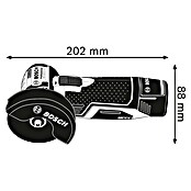 Bosch Professional Akku-Winkelschleifer GWS 12V-76 (12 V, Li-Ionen, Ohne Akku, Durchmesser Scheibe: 76 mm)