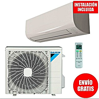 Daikin Aire acondicionado Inverter Sensira TXF35F + Instalación (Potencia frigorífica: 3.500 W, Rendimiento calorífico: 2.600 W, 30 m²)