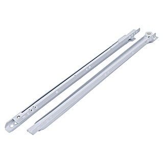 Guía para cajones (Longitud de instalación: 400 mm, Capacidad de carga: 20 kg, Extracción parcial, Lateralmente en el cajón)