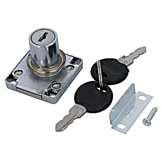 Cerrojo con bloqueo (DIN-derecha, Diámetro cilindro: 19 mm, L x An x Al: 25 x 18 x 7 mm)