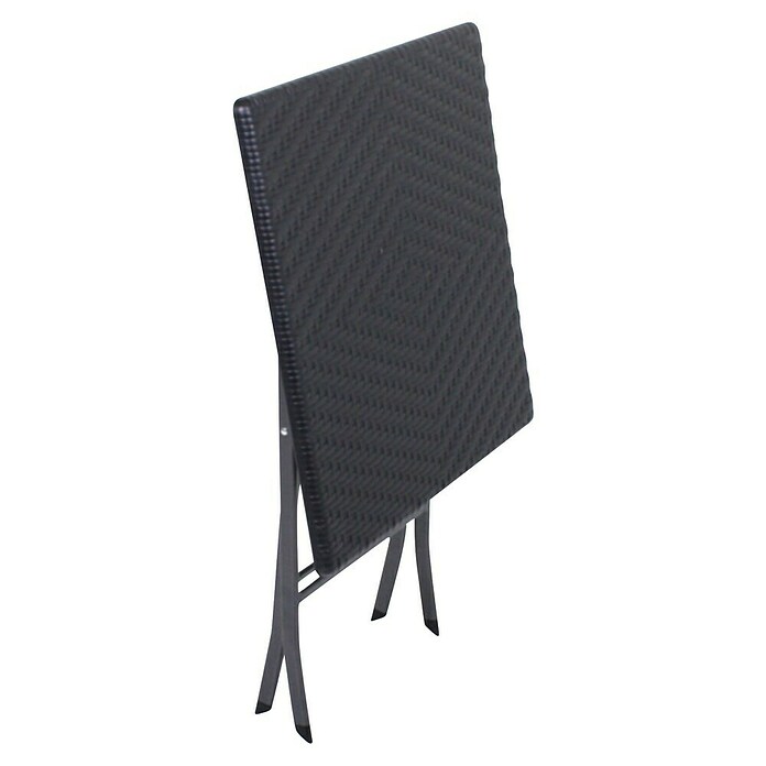 Garden Pleasure Balkonmöbel-Set Ventana (3 -tlg., Stahl, HDPE, Schwarz, Klappbar) | BAUHAUS