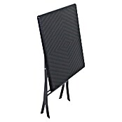 Garden Pleasure Balkonmöbel-Set Ventana (3 -tlg., Stahl, HDPE, Schwarz, Klappbar) | BAUHAUS