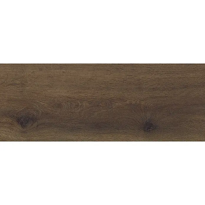 Living by Haro Hydrostar Designbodenmuster Eiche Schokobraun - 200 x 235 x 6,5 mm, Landhausdiele - Dunkelbraune Holztextur mit sichtbarer Maserung und Ästen.
