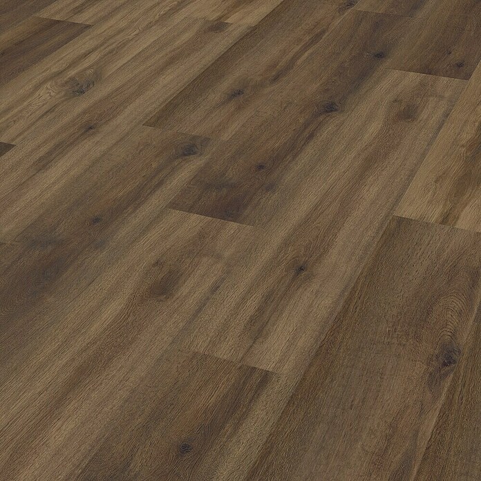 Living by Haro Hydrostar Designbodenmuster Eiche Schokobraun (200 x 235 x 6,5 mm, Landhausdiele) | BAUHAUS