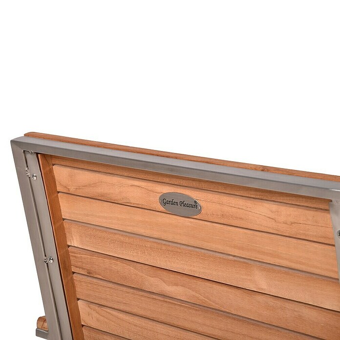 Garden Pleasure Gartenstuhl-Set Denver 4er Set (4 Stk., Teakholz, Stapelbar, Natur, B x T x H: 53 x 50 x 86 cm) | BAUHAUS