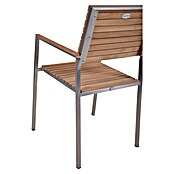 Garden Pleasure Gartenstuhl-Set Denver 4er Set (4 Stk., Teakholz, Stapelbar, Natur, B x T x H: 53 x 50 x 86 cm) | BAUHAUS