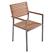 Garden Pleasure Gartenstuhl-Set Denver 4er Set (4 Stk., Teakholz, Stapelbar, Natur, B x T x H: 53 x 50 x 86 cm) | BAUHAUS