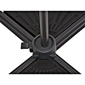 Garden Pleasure Ampelschirm rund Deluxe (Anthrazit, Durchmesser Bespannung: 300 cm) | BAUHAUS
