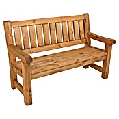 Garden Pleasure Gartenbank Allgäu 2-Sitzer (B x T x H: 124 x 69,5 x 96 cm, Kiefer, Natur) | BAUHAUS