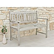 Garden Pleasure Gartenbank Stirling (B x T x H: 110 x 56,5 x 86 cm, Eukalyptus, Grau) | BAUHAUS
