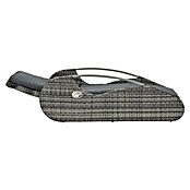 Garden Pleasure Loungeliege Alassio (Aluminium, Kunststoffgeflecht HDPE, Dunkelgrau/Anthrazit) | BAUHAUS