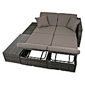 Garden Pleasure Loungemöbel-Set Alcudia (4 -tlg., Aluminium, Kunststoffgeflecht HDPE, Grau) | BAUHAUS