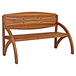 Garden Pleasure Gartenbank Hadia (B x T x H: 140 x 66 x 90 cm, Akazienholz, Natur)
