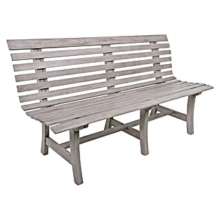 Garden Pleasure Gartenbank Mandalay (B x T x H: 150 x 60 x 82 cm, Eukalyptus, Grau)