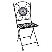 Garden Pleasure Balkonmöbel-Set Jalua (3 -tlg., Stahl, Keramik, Schwarz-Grau-Weiß, Klappbar) | BAUHAUS