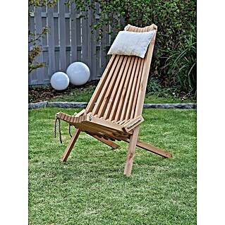 Garden Pleasure Relaxsessel Falun inkl. Kissen (L x B x H: 93 x 69 x 104 cm, Natur)
