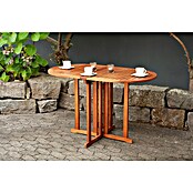Garden Pleasure Gartentisch Baltimore (L x B x H: 120 x 70 x 73 cm, Eukalyptus, Natur, Oval, Klappbar) | BAUHAUS