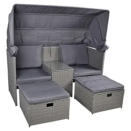Garden Pleasure Loungesofa Saint-Tropez 2-Sitzer