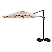 Garden Pleasure Ampelschirm rund Deluxe (Creme, Durchmesser Bespannung: 300 cm) | BAUHAUS