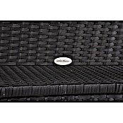 Garden Pleasure Gartenbank Ferrara (B x T x H: 117 x 58 x 86 cm, Aluminium, Polyrattan, Schwarz) | BAUHAUS