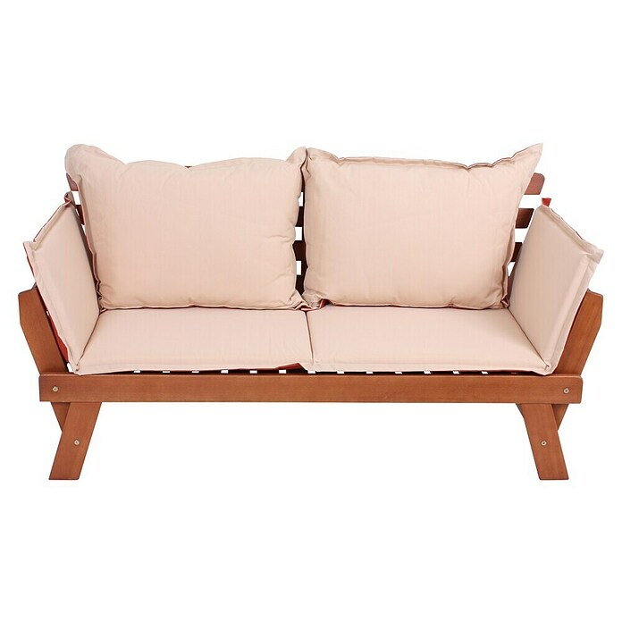 Garden Pleasure Gartenbank Fortuna (B x T x H: 162 x 72 x 75 cm, Eukalyptus, Natur, Klappbar) | BAUHAUS