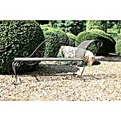 Garden Pleasure Gartenbank Lamington (B x T x H: 163 x 47,5 x 93 cm, Stahl, Schwarz-Braun) | BAUHAUS