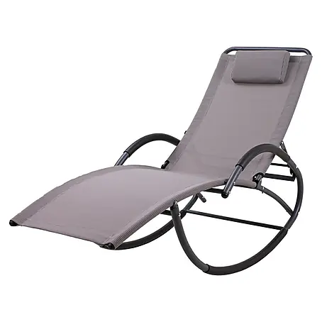Garden Pleasure  Gartenliege Siros mit Nackenkissen