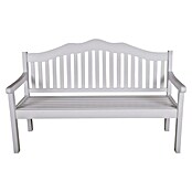 Garden Pleasure Gartenbank Austin (B x T x H: 160 x 64 x 103 cm, Eukalyptus, Weiß) | BAUHAUS