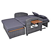 Garden Pleasure Loungesofa Bari (Stahl, Akazie, Polyester, Braun/Anthrazit) | BAUHAUS