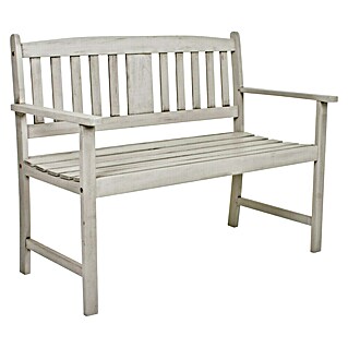Garden Pleasure Gartenbank Stirling (B x T x H: 110 x 56,5 x 86 cm, Eukalyptus, Grau)