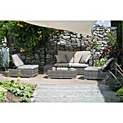 Garden Pleasure Loungemöbel-Set Alcudia (4 -tlg., Aluminium, Kunststoffgeflecht HDPE, Grau) | BAUHAUS