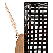 Garden Pleasure Hängebank Cuneo (B x T x H: 131 x 64 x 53 cm, Polyrattan, Akazie, Braun) | BAUHAUS