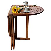 Garden Pleasure Gartentisch Baltimore (L x B x H: 120 x 70 x 73 cm, Eukalyptus, Natur, Oval, Klappbar) | BAUHAUS