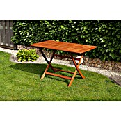 Garden Pleasure Gartentisch Orlando (L x B x H: 120 x 70 x 74 cm, Eukalyptus, Natur, Klappbar) | BAUHAUS