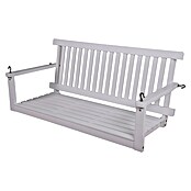 Garden Pleasure Hängebank Augusta (B x T x H: 130 x 63 x 57 cm, Eukalyptus, Weiß) | BAUHAUS