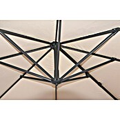 Garden Pleasure Ampelschirm rund Deluxe (Creme, Durchmesser Bespannung: 300 cm) | BAUHAUS