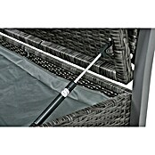Garden Pleasure Gartenbank Ferrara (B x T x H: 117 x 58 x 86 cm, Aluminium, Polyrattan, Grau) | BAUHAUS