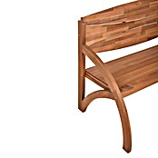 Garden Pleasure Gartenbank Hadia (B x T x H: 140 x 66 x 90 cm, Akazienholz, Natur) | BAUHAUS