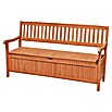 Garden Pleasure Gartenbank Houston 3-Sitzer (B x T x H: 157 x 59 x 90 cm, Eukalyptus, Natur) | BAUHAUS