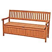 Garden Pleasure Gartenbank Houston 3-Sitzer (B x T x H: 157 x 59 x 90 cm, Eukalyptus, Natur) | BAUHAUS