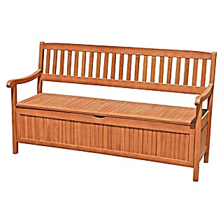 Garden Pleasure Gartenbank Houston 3-Sitzer (B x T x H: 157 x 59 x 90 cm, Eukalyptus, Natur)